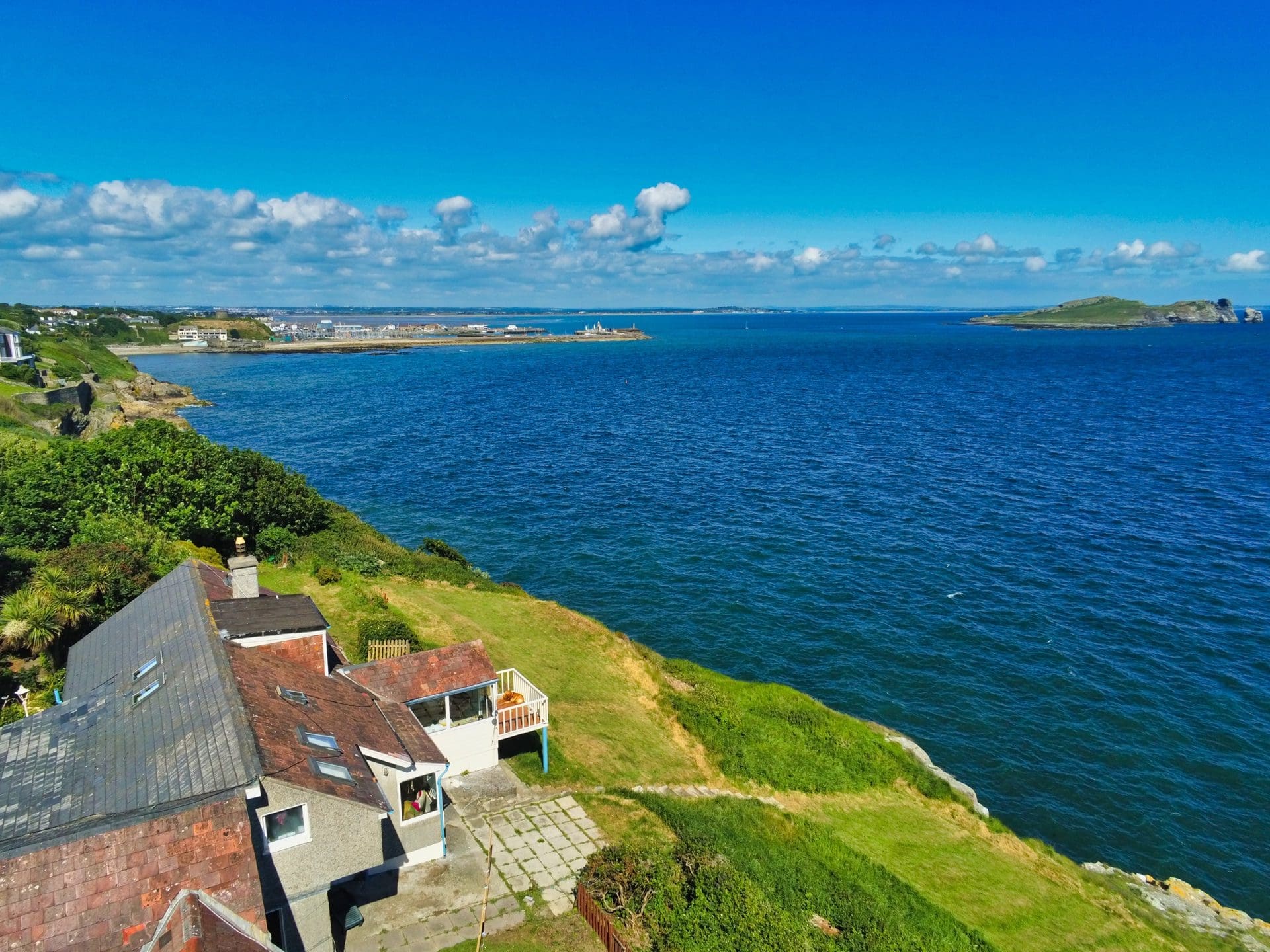 Drone 1 edit Dawn View, Balscaddan Rd, Howth, Co. Dublin